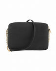 Michael Kors Saffiano Leather Crossbody Bag - Black