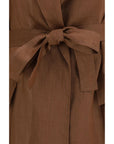 Max Mara Longline Lightweight Blazer - Brown