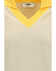 Fendi FF Jacquard Knit Top & Sweater