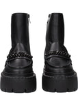 Jimmy Choo Bryer Leather Loafer Ankle Boots - Black