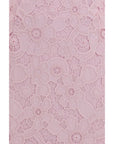 Self-Portrait Guipure Floral Lace Cocktail Midi Dress - Pink