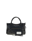 Balenciaga Le City First Leather Shoulder Bag - Black