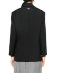 Prada Virgin Wool Blazer - Black