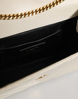 Saint Laurent YSL Envelope Shoulder Bag - Ivory/White