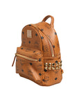 MCM Mini B4540 Visetos Backpack - Terracotta