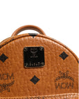 MCM Mini B4540 Visetos Backpack - Terracotta