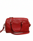Saint Laurent Classic Leather Baby Duffle Bag - Red