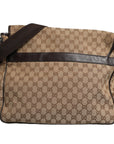 Gucci GG Canvas Flap Messenger Bag
