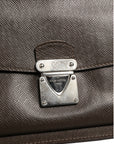 Louis Vuitton Belaia Clutch Taiga Leather - Dark Brown