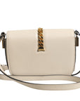 Gucci Sylvie 1969 Mini Leather Shoulder Bag - Ivory/White