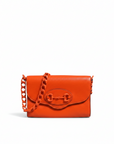 Gucci Horsebit 1955 Enamel Mini Shoulder Bag - Orange