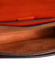 Gucci Jackie Soft Flap Shoulder Bag Leather - Orange