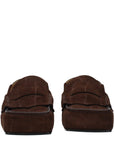 Jacquemus Leather Vintage Effect Loafers - Brown