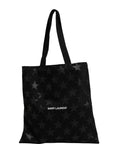 Saint Laurent Rive Droite Star Print Tote Bag - Black
