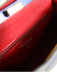 Fendi Mini Peekaboo Top Handle Handbag - Blue-Grey