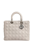 Christian Dior Lady Dior Large Cannage Leather Handbag