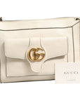 Gucci Arli Small Crossbody Leather Bag - White