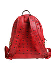 MCM Medium W4845 Visetos Backpack - Red