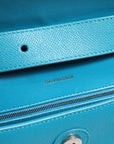Balenciaga Downtown Shoulder Bag - Blue