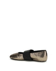 Givenchy Sliced Square Ballet Flats - Gold