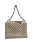 Gucci Supreme Monogram Bee Embroidered Shoulder Bag