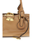 Chloé Leather Paddington Shoulder Bag - Camel Brown