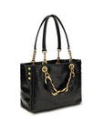Balmain Cabas 1945 Small Tote & Shoulder Bag - Black