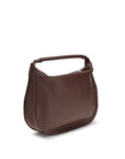Chloé Marcie Medium Leather Shoulder Bag - Dark Brown
