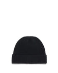 Prada Logo Cashmere-Wool Beanie - Black