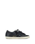 Golden Goose Super Star Leather Sneakers - Black