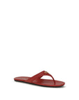Prada Logo Slides - Burgundy Red