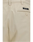 Prada Straight-Leg Chino Pants - Beige