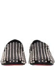 Christian Louboutin Spikeasy Leather Slip-On Loafers - Black