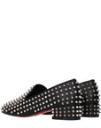 Christian Louboutin Spikeasy Leather Slip-On Loafers - Black