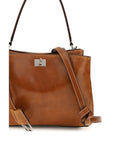 Balenciaga Rodeo Small Leather Handbag - Tan Brown