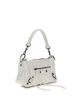 Balenciaga Le City Moto Mini Handbag - White