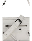 Balenciaga Le City Moto Mini Handbag - White