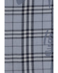 Burberry Checkered Wool-Silk Scarf