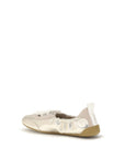 Chloé Kick Ballerina Leather Sneakers - Silver