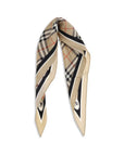 Burberry Checkered Silk Scarf
