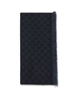 Gucci GG Supreme Embroidered Wool Scarf - Black