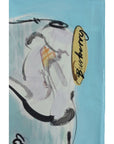 Burberry Swan Lake Print Silk Scarf
