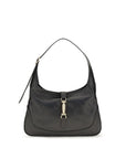 Gucci Jackie 1961 Leather Medium Shoulder Bag - Black