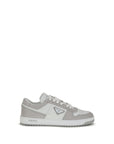 Prada Leather Downtown Low Top Sneakers - Gray/Grey