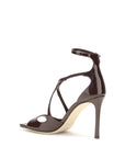 Jimmy Choo Azia Stiletto Heel Sandals - Dark Brown
