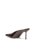 LE SILLA Clivage Décolleté Heeled Mules - Bordeaux