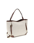 Chloé Clover Canvas Tote & Shoulder Bag - Ivory/Beige