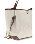 Chloé Clover Canvas Tote & Shoulder Bag - Ivory/Beige