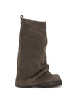 The Attico Leather Robin Boots - Brown