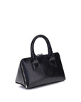The Attico Friday Leather Handbag - Black